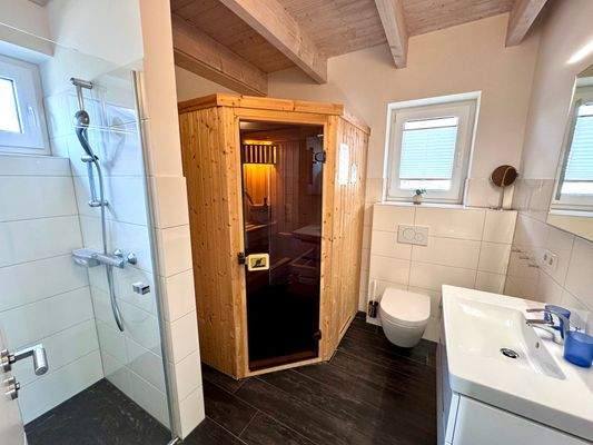 Duschbad mit Sauna