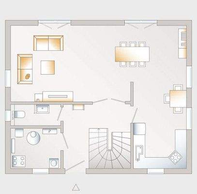 Grundriss Erdgeschoss variabel