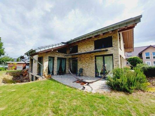 Rückseitenansicht Terrasse