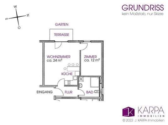 Grundriss altersgerechte Wohnung