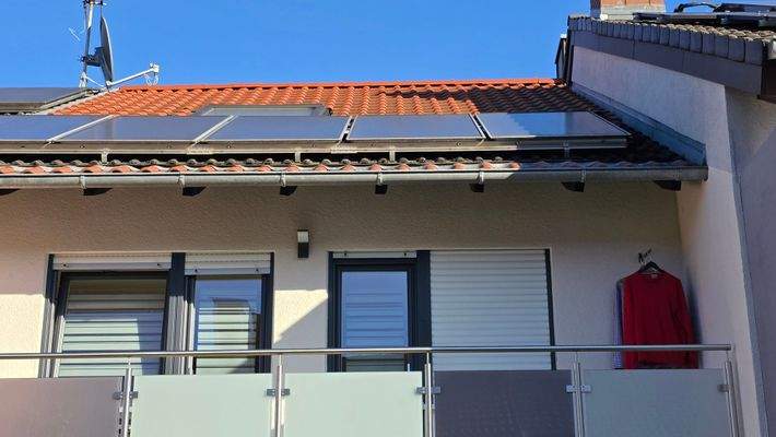 Neues Dach mit Solarthermie