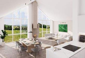 Penthouse Innenvisualisierung