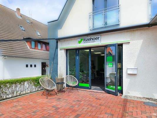 Außenbereich mit Markise