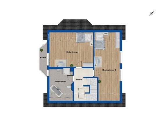 Grundriss - Dachgeschoss