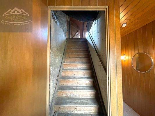 Treppe zum Dachboden