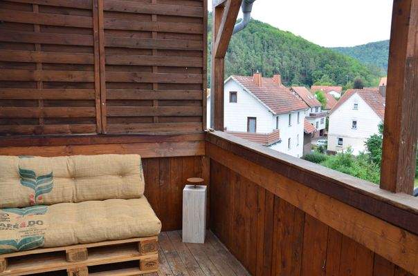 überdachter Balkon1. Obergeschoss