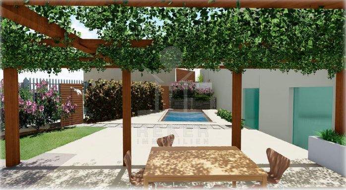 16,96 m² großer Pool