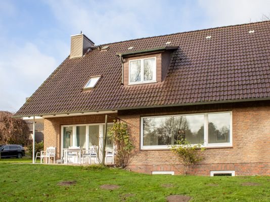 Rückansicht des Hauses