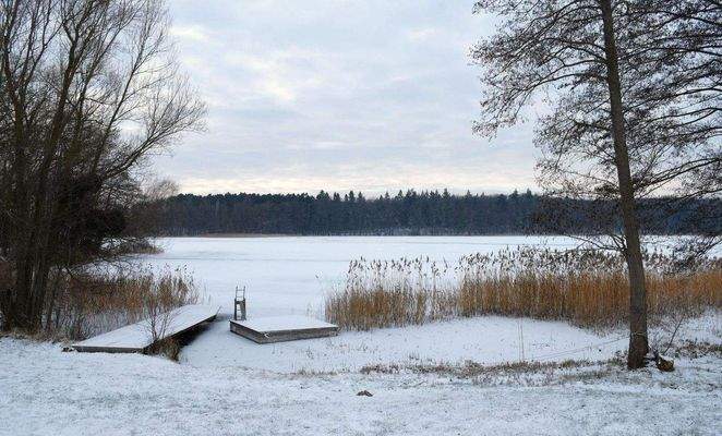 Winterblick zum See