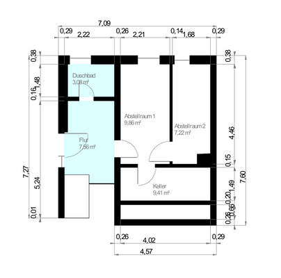 Grundriss Eingangsebene