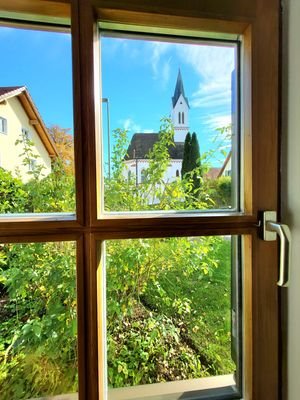 Blick aus dem Schlafzimmer