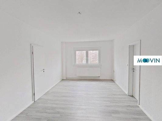 Ansicht I: Wohn- und Esszimmer