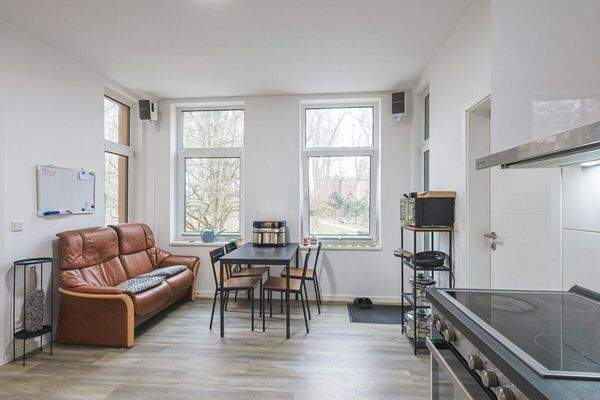 Der Essbereich in der Küche