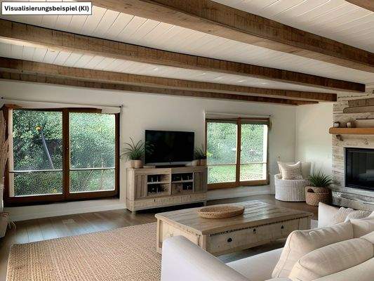 Wohnzimmer visualisiert