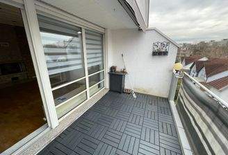 Blick auf den Süd- West Balkon