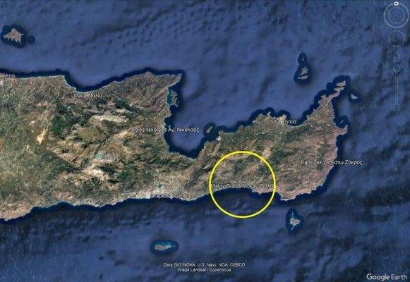 Südkreta - Baugrundstück mit Meerblick in Makry Gialos