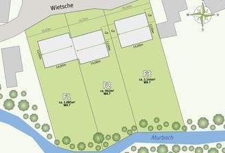 Leichlingen - Wietsche - Lageplan Baugrundstücke Detail