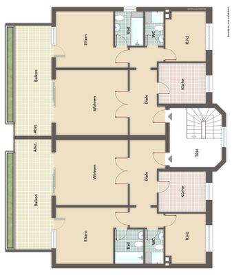 Grundriss 2. Obergeschoss