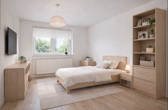 Schlafzimmer KI generiert