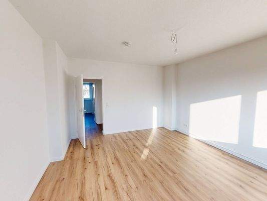 Ansicht II: Wohn- und Esszimmer