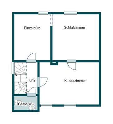 Grundriss Skizze 2.OG