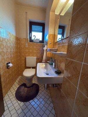 Teilansicht vom Gäste WC
