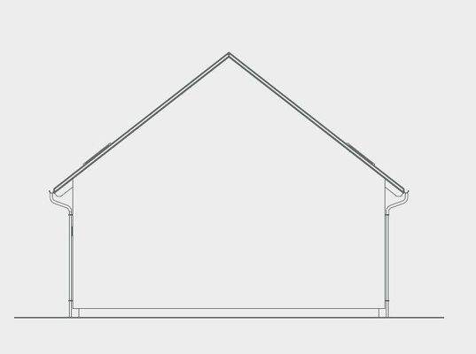 Ansicht Gebäudeabschlusswand zum Nachbarhaus