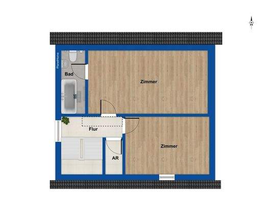 Grundriss Dachgeschoss