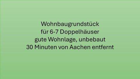 Alsdorf Grundstücke, Alsdorf Grundstück kaufen