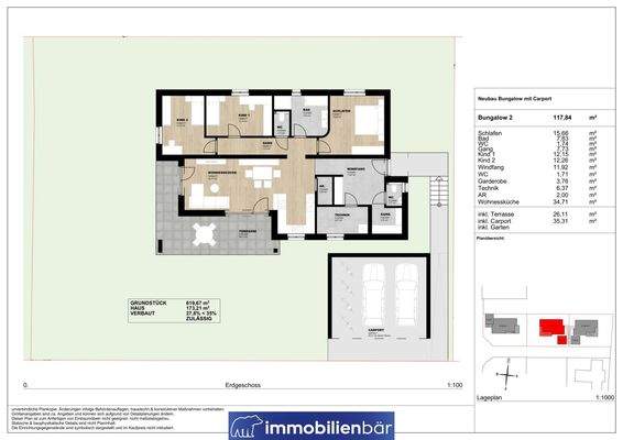 Plan Bungalow Haus 2