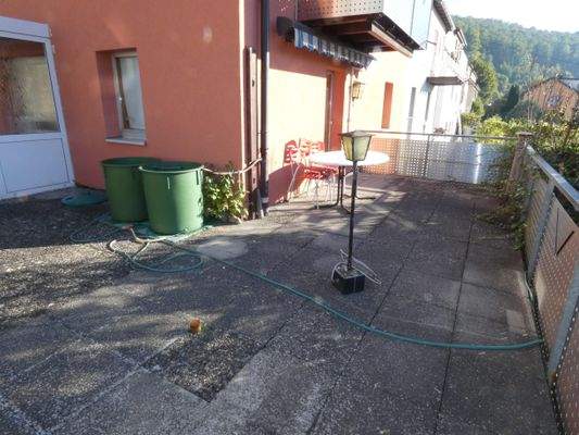 große Sonnenterrasse