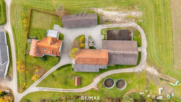 Vogelperspektive Liegenschaft