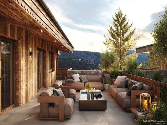 Ansicht Terrasse Penthouse