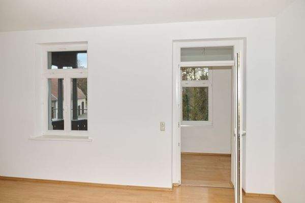 Blick auf den Vorraum des Balkons