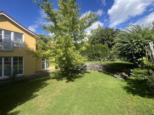 Dusche und WC an der Sauna