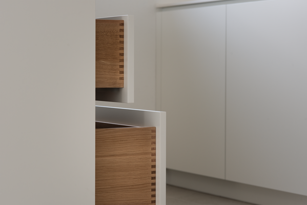 Küche Eichenschubläden Detail I