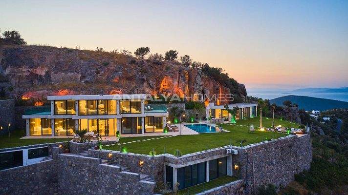 Luxury Houses with Private Beach and Heliport in Bodrum