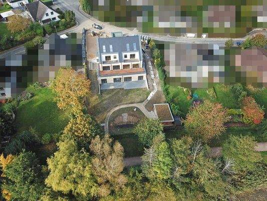 Rückseite des Hauses