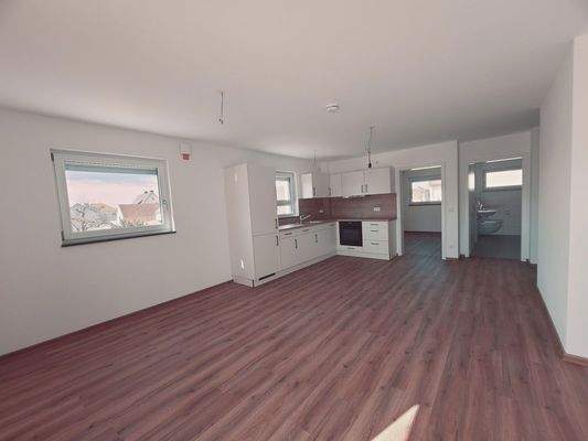 Wohnzimmer und Küche