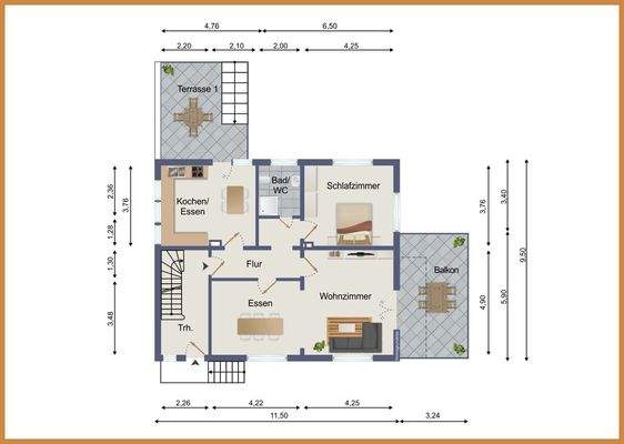Grundriss Erdgeschoss