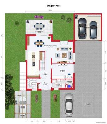 Grundriss Erdgeschoss