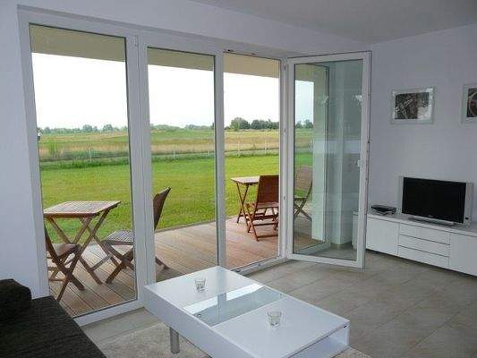 Terrassenzugang vom Wohnzimmer