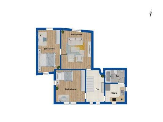 Grundriss Obergeschoss