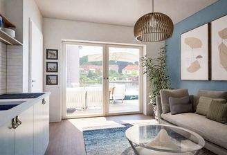 Visualisierte Beispielwohnung