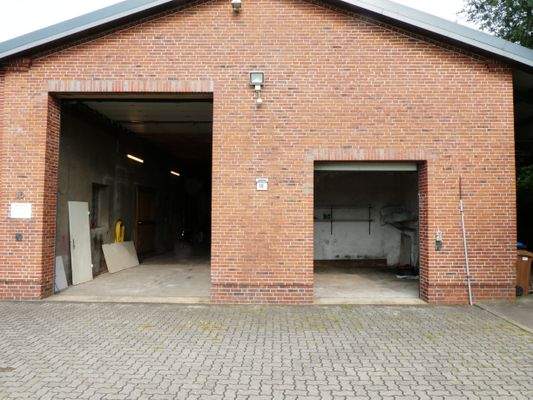 Hauptzugang Lagerhalle