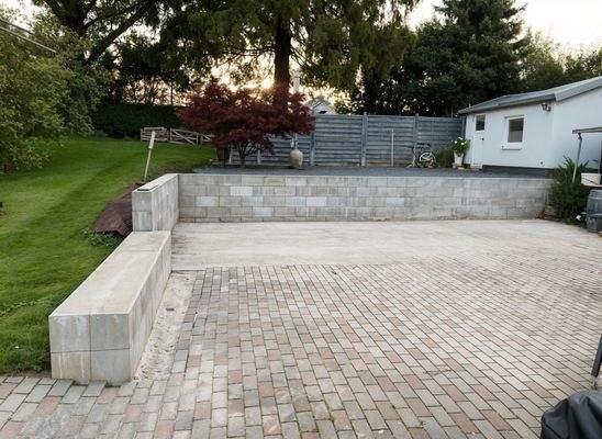 Terrasse ohne Möbel