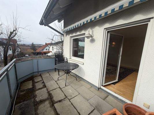 Balkon mit Südausrichtung