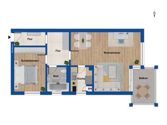 Grundriss 5.Obergeschoss