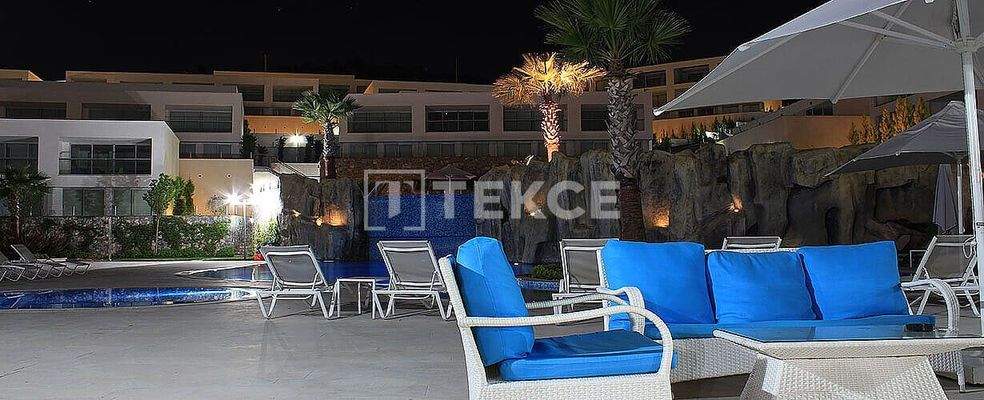 Sea-View Duplex Apartment with Balcony in Horizon Sky Resort in Muğla