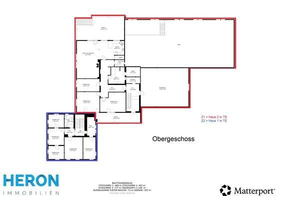 Grundriss Obergeschoss